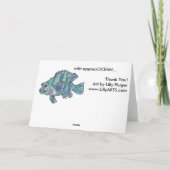 AppreciOCEAN漫画の魚群サンキューカード サンキューカード (裏面)