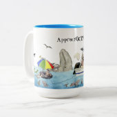 AppreciOCEAN Boating Mag ツートーンマグカップ (正面左)