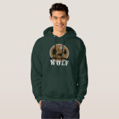 Approachable Wolf ( Green ) Hoodie パーカ (正面フル)
