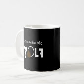 Approachable Wolf Mug by JHT コーヒーマグカップ (正面左)