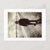 Approachable Wolf Post Card Print ポストカード (正面)