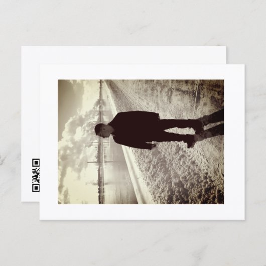 Approachable Wolf Post Card Print ポストカード (正面/裏面)