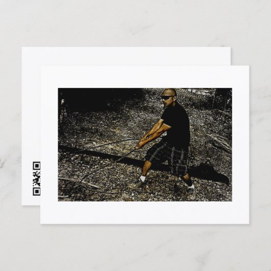 Approachable Wolf Post Card Print ポストカード (正面/裏面)