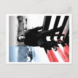 Approachable Wolf Post Card Print ポストカード