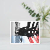 Approachable Wolf Post Card Print ポストカード (スタンド正面)