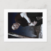 Approachable Wolf Post Card Print ポストカード (正面)