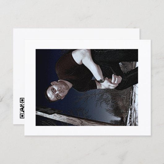 Approachable Wolf Post Card Print ポストカード (正面/裏面)