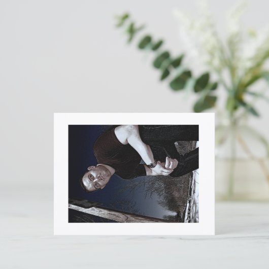 Approachable Wolf Post Card Print ポストカード (スタンド正面)