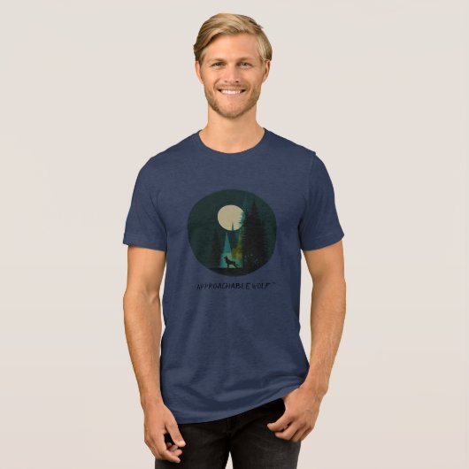 Approachable Wolf Tee トライブレンドＴシャツ (正面全面)