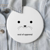 「Approvalのシール 缶バッジ (インサイチュ)