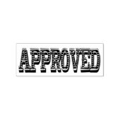 APPROVED Office Work Business School ラバースタンプ (インプリント)