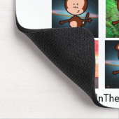 Appsの中間のmousepadの猿 マウスパッド (コーナー)