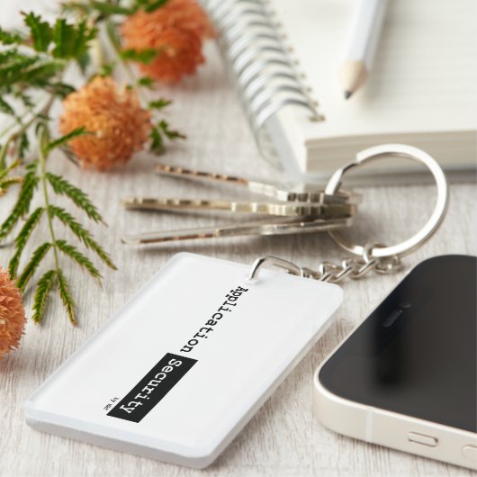 AppSec Keyring キーホルダー (正面右)