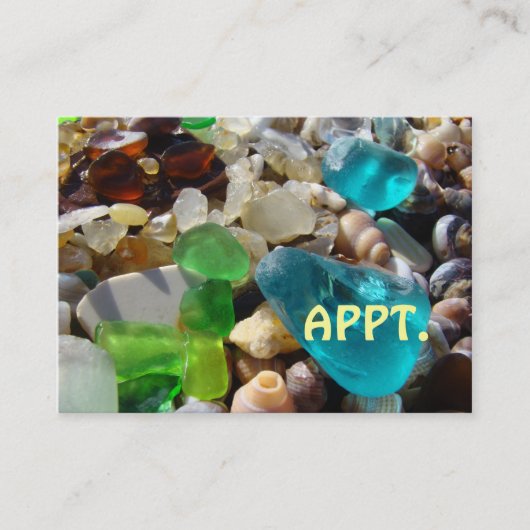 APPTはメモのアポイントメントカードサービスを梳きます 予約カード (正面)