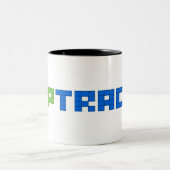 Apptrackrの白のマグ ツートーンマグカップ (中央)