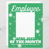 APRレターヘッド月の写真インサート従業員 (正面/裏面)