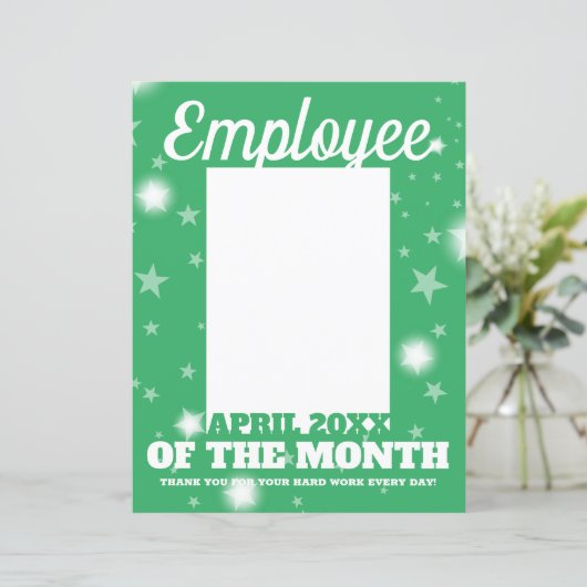 APRレターヘッド月の写真インサート従業員 (スタンド正面)