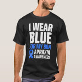 Apraxia Awareness Survivor Wear Warrior 1 Tシャツ (正面)