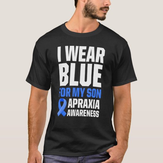Apraxia Awareness Survivor Wear Warrior 1 Tシャツ (正面)