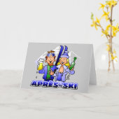 Aprèsスキー カード (黄色い花)