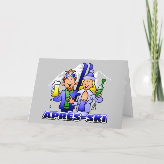 Aprèsスキー カード (正面)