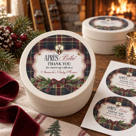 Après Bébé プレピースキーロッジ クリスマスベビーシャワー ラウンドシール