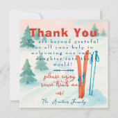 Après Bébé baby Labor Delivery NICU Hospital サンキューカード (正面)