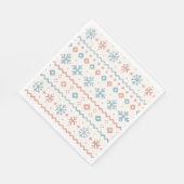 Après Bébé Fair Isle Pattern Ski Club  スタンダードランチョンナプキン (角)