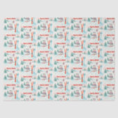 Après Bébé  Polar Bear & Arctic Fox Skiing 薄葉紙 (正面)