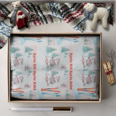 Après Bébé  Polar Bear & Arctic Fox Skiing 薄葉紙