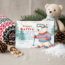 Après Bébé Ski Baby Polar Bear おむつ抽選カード