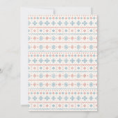 Après Bébé Ski baby Polar bear fox Thank You card 招待状 (裏面)