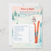 Après Bébé Ski Baby Price is Right Game card 招待状 (正面)