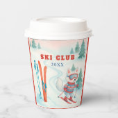 Après Bébé Ski Club Baby Arctic Fox  紙コップ (正面)