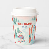 Après Bébé Ski Club Baby Bear 紙コップ (裏面)
