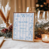 Après Bébé Winter Baby Shower Welcome ポスター