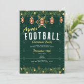 Après Football Christmas Dinner Sports Party 招待状 (スタンド正面)