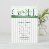 Apres Golf Last Swing Before the Ring Bachelorette 招待状 (スタンド正面)