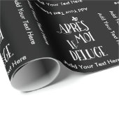 Apres Moi Le Deluge -おもしろいな退職 ラッピングペーパー (ロールコーナー)