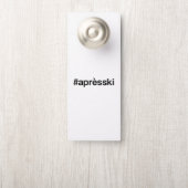 APRES SKIハッシュタグ ドアノブサイン (ノブ)
