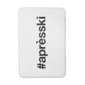 APRES SKIハッシュタグ バスマット (正面縦)