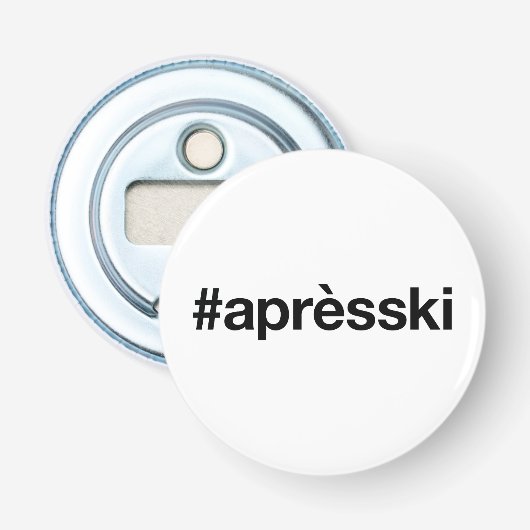 APRES SKIハッシュタグ 栓抜き (正面)