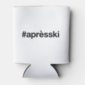 APRES SKIハッシュタグ 缶クーラー (正面)