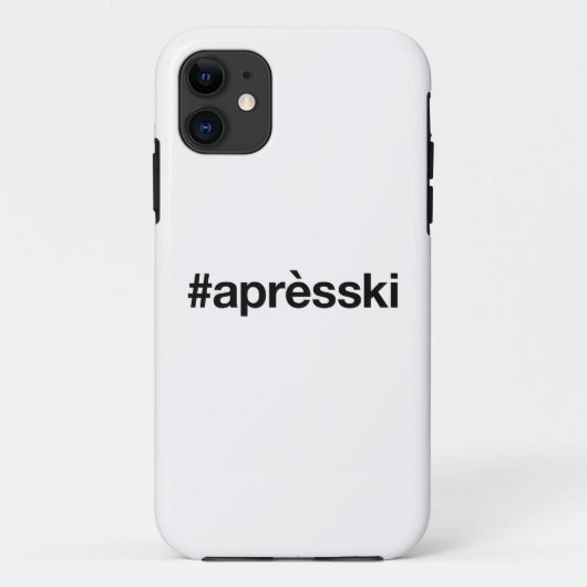 APRES SKIハッシュタグ Case-Mate iPhoneケース (裏面)