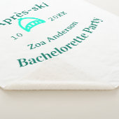 Après-ski bachelorette party turquoise hat name da シェルパブランケット (3/4)