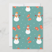 Après Ski Birthday Party 招待状 (裏面)