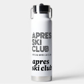 Apres Ski Club Coffee Mug – Winter Ski Lover Gift ウォーターボトル (正面)