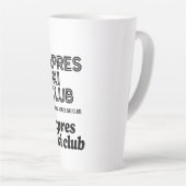 Apres Ski Club Coffee Mug – Winter Ski Lover Gift カフェラテマグ (右アングル)