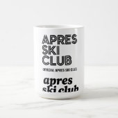 Apres Ski Club Coffee Mug – Winter Ski Lover Gift モーフィングマグカップ (中央)