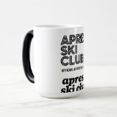 Apres Ski Club Coffee Mug – Winter Ski Lover Gift モーフィングマグカップ (正面左)